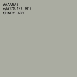 #AAABA1 - Shady Lady Color Image